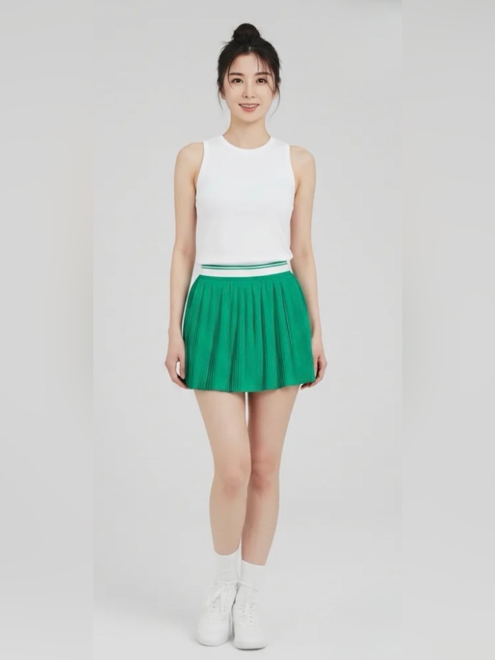 Old Navy Extra High-Waisted Pleated Skort